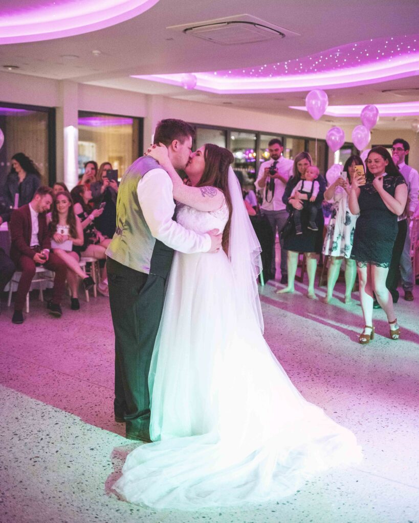 Sandy Cove Hotel wedding first dance